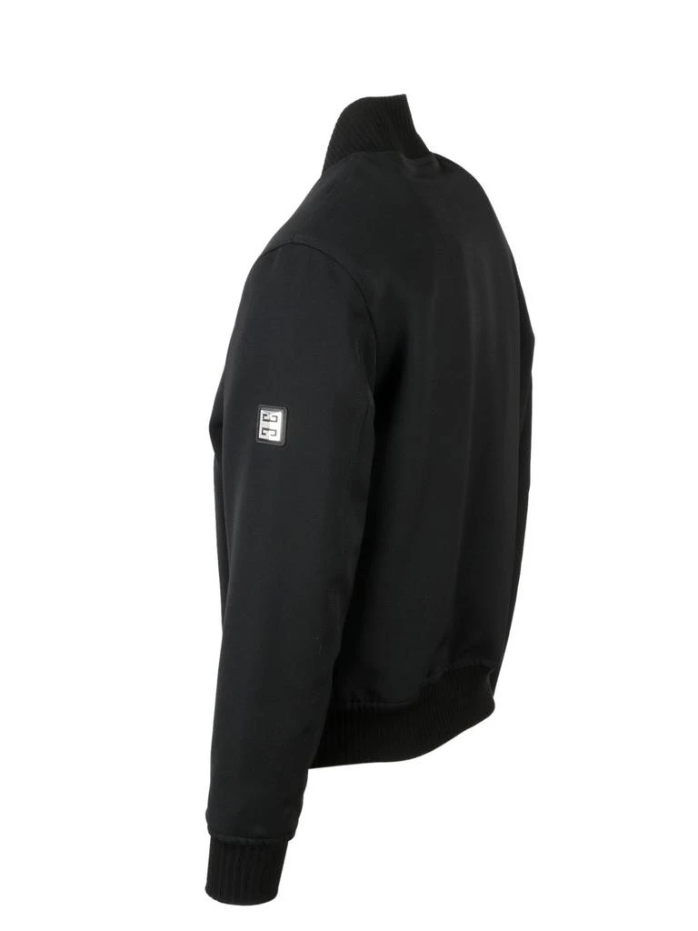 Givenchy Givenchy Logo Patch Zip-Up Bomber Jacket 3