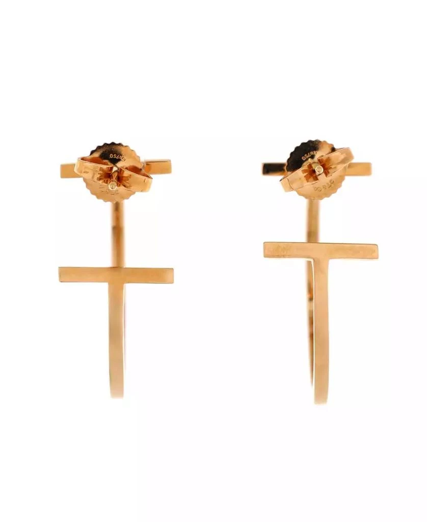 Pre-Owned Tiffany 
Co T Wire Hoop Earrings 2