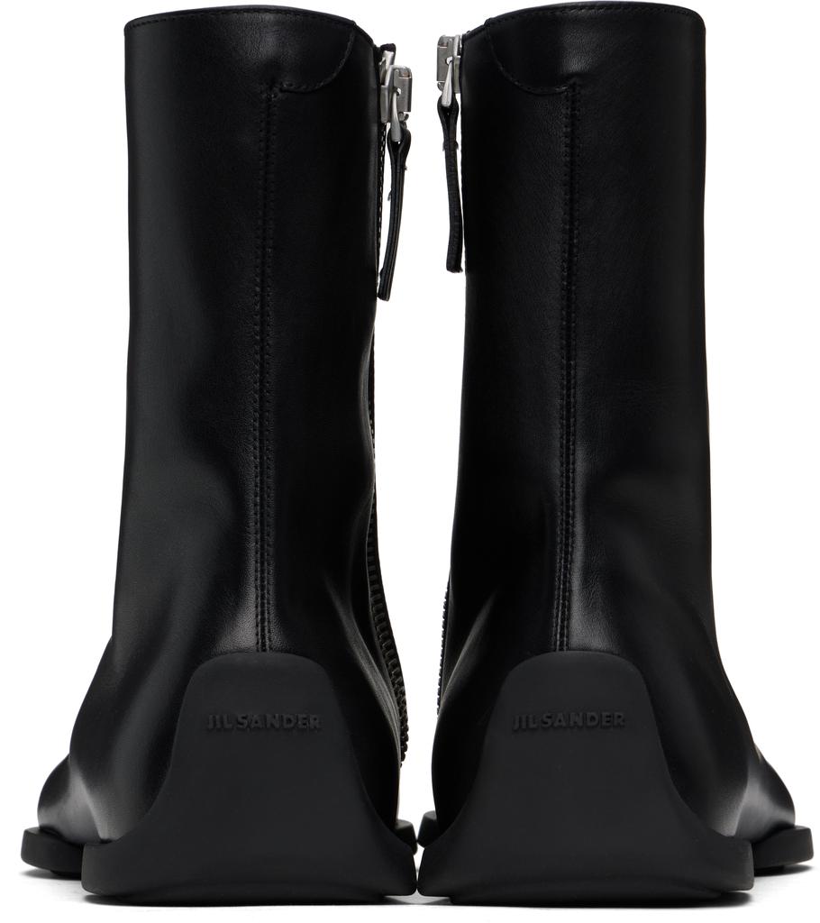 靴 jil sander side zip boots (7 1/2) black 靴 jil sander side zip boots (7 1/2) black Jil Sander Ankle