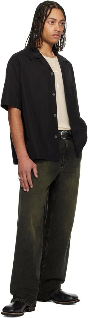 Our Legacy Black Heusen Short Sleeve Shirt 4