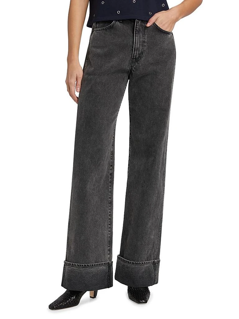 VERONICA BEARD Taylor High-Rise Wide-Leg Jeans 3
