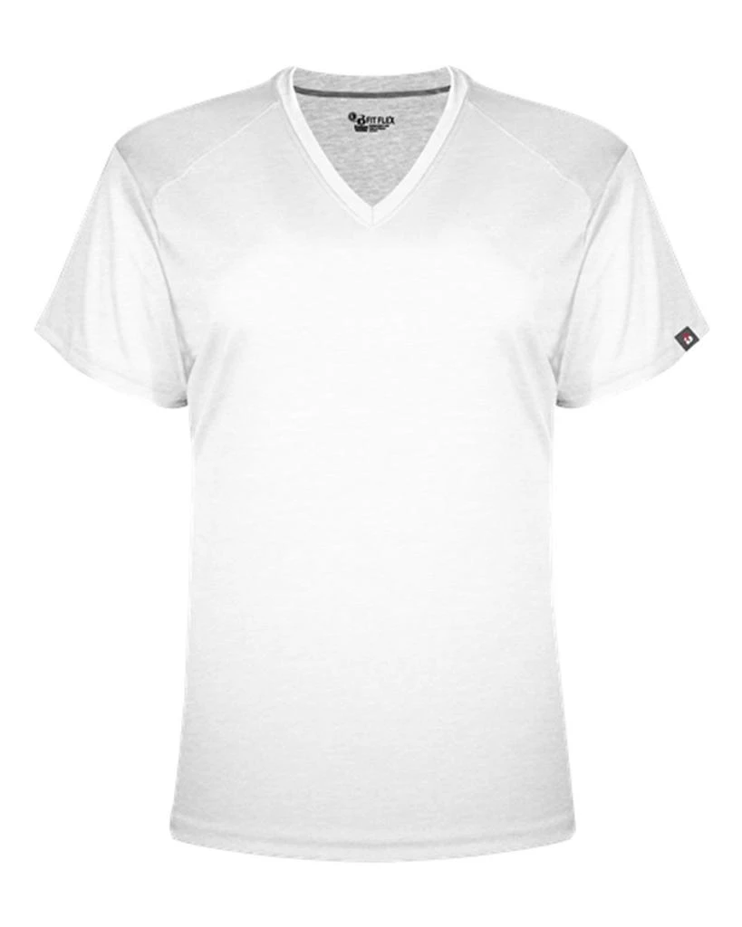 Badger FitFlex Women's Performance V-Neck T-Shirt 4