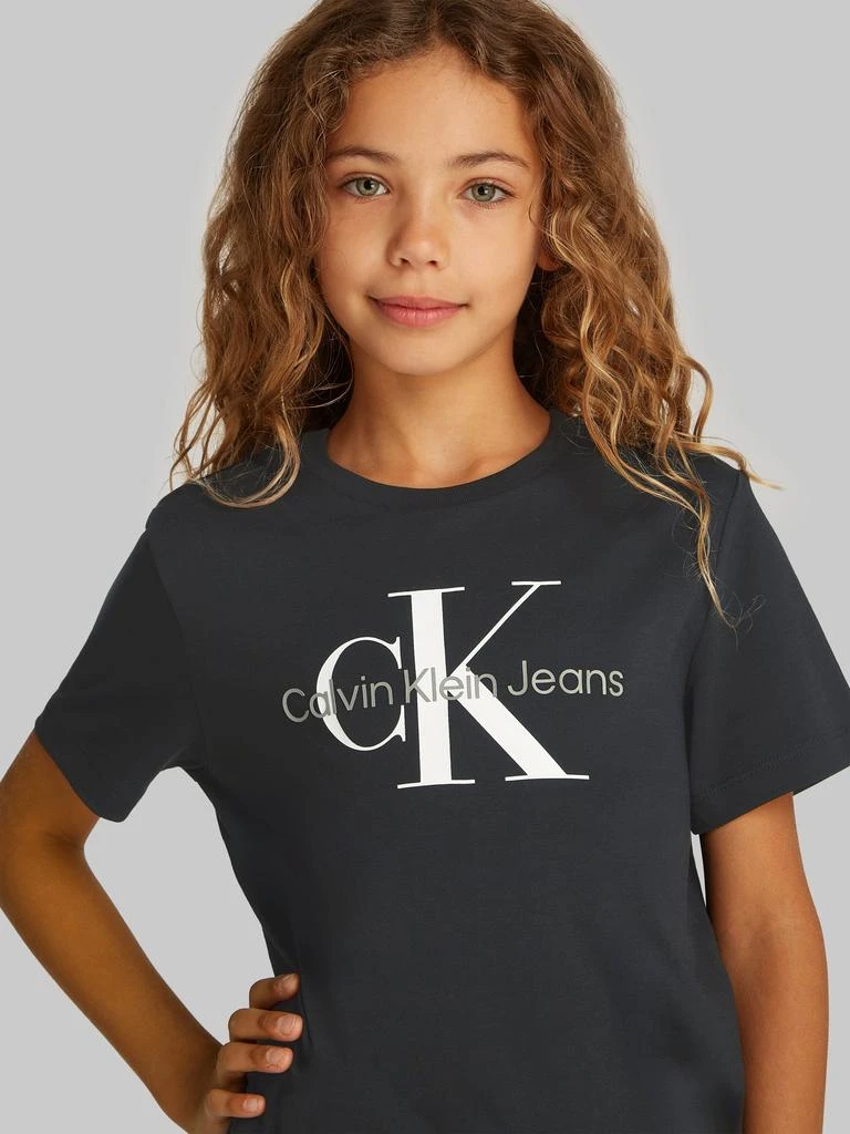 Calvin Klein Calvin Klein Kids CK Monogram T-Shirt in Black 4