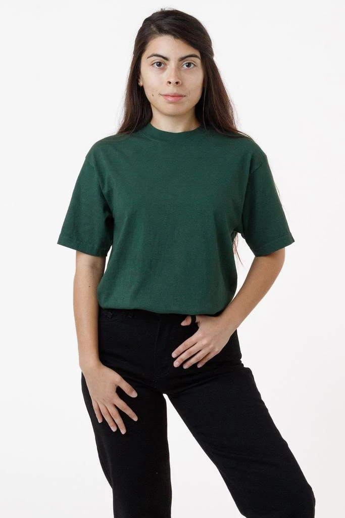Los Angeles Apparel The 1801 - 6.5oz Garment Dye Crew Neck T-Shirt 22