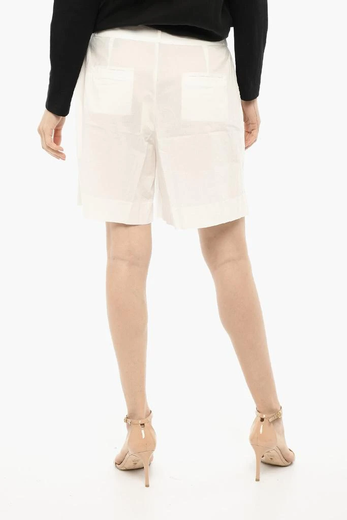 Woolrich Double Pleated Shorts with Belt Loops 2