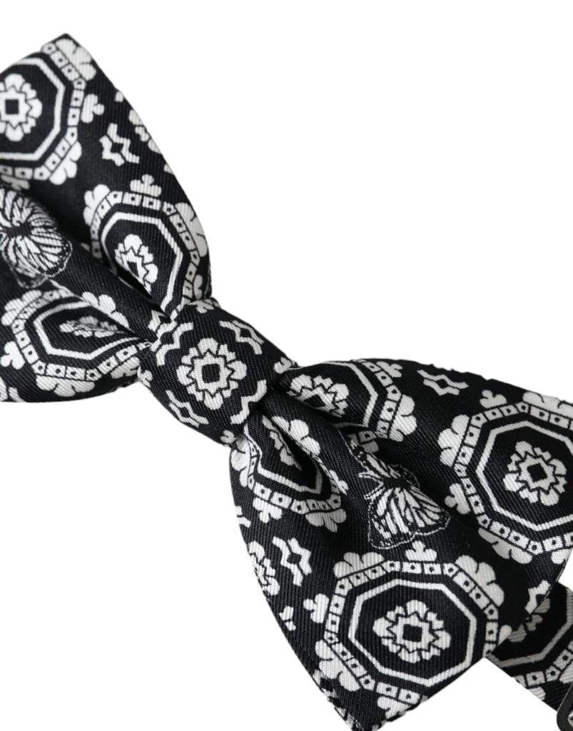 Dolce 
Gabbana Printed Adjustable Neck Men Bow Men
s Tie 2