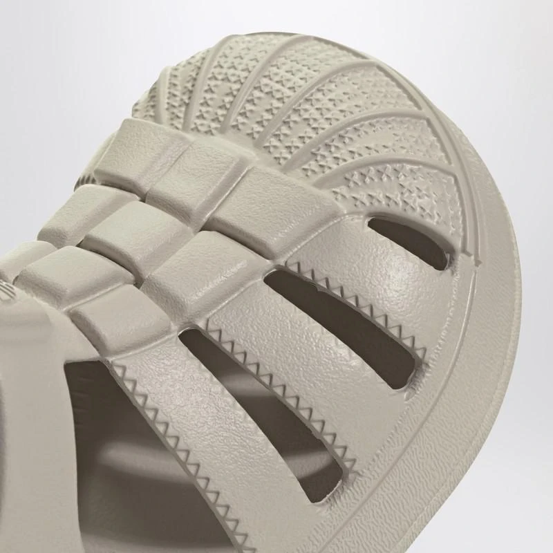 Adidas Beige Superstar sandals 5