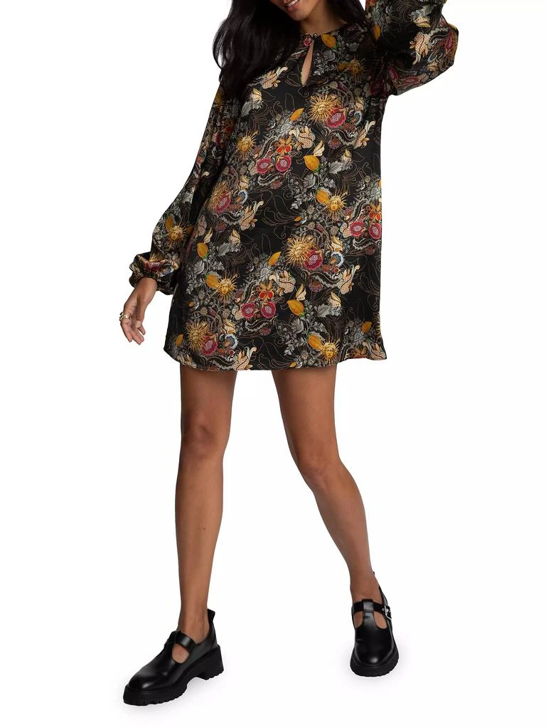 Robert Graham Giselle Silk-Blend Sun Minidress 2
