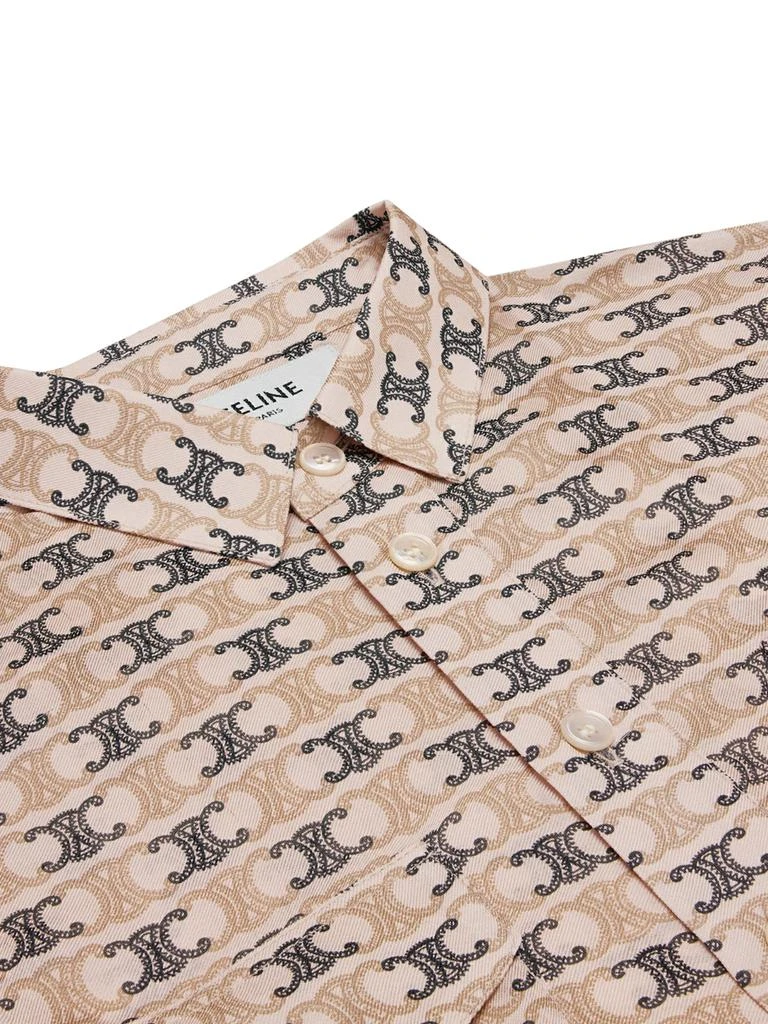 Celine CROPPED SHIRT IN SILK GEORGETTE 3