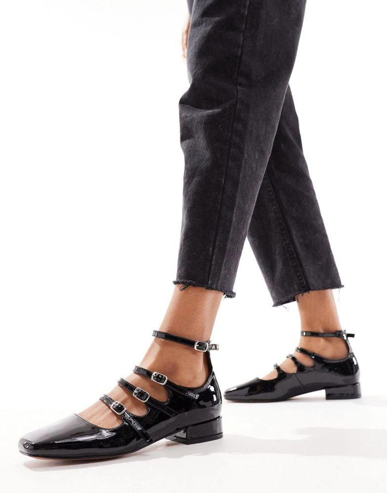 ASOS ASOS DESIGN Wide Fit Liberty Mary Jane ballet in Black 3