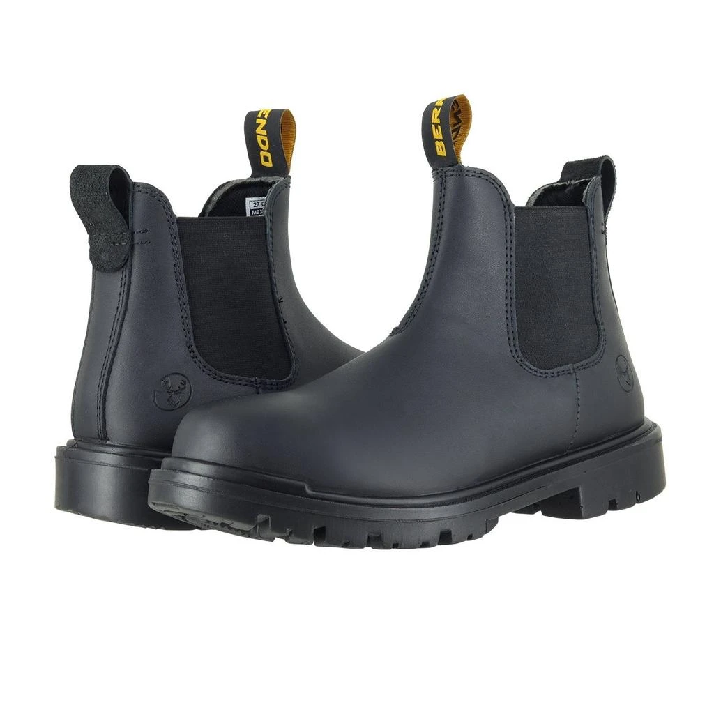 Berrendo Pull On Work Boots For Men 6" Soft Toe Boots and EH Rated 1