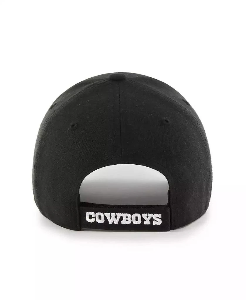 47 Brand Men's Black Dallas Cowboys MVP Adjustable Hat 2