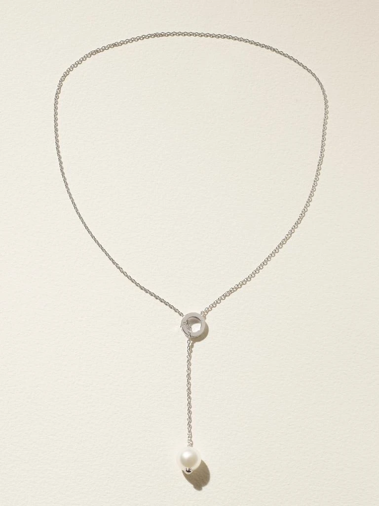 Mikimoto Pearls In Motion 18k 白金、珍珠、钻石项链 1