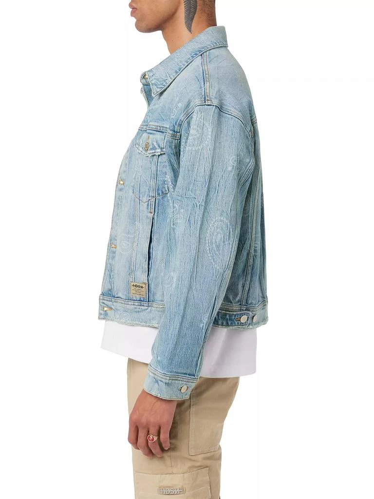 Hudson Bandana Denim Trucker Jacket 5