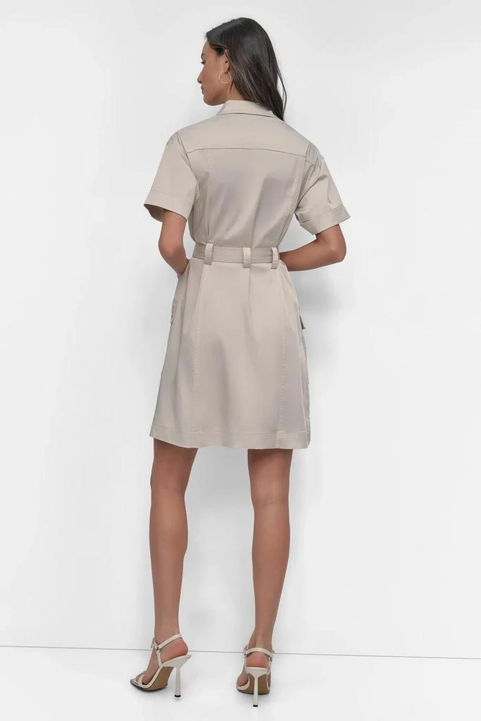 DKNY SHIRT DRESS WITH FRONT ZIPPER 2