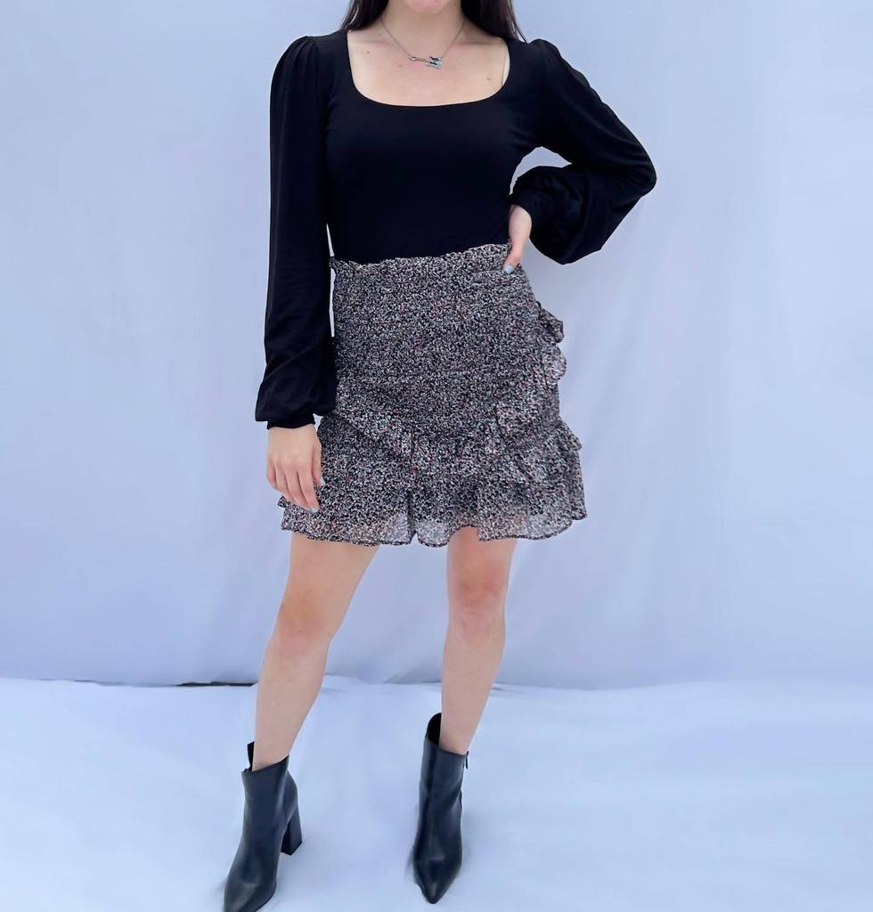 Lush Lush - Smocked Ruffle Skirt