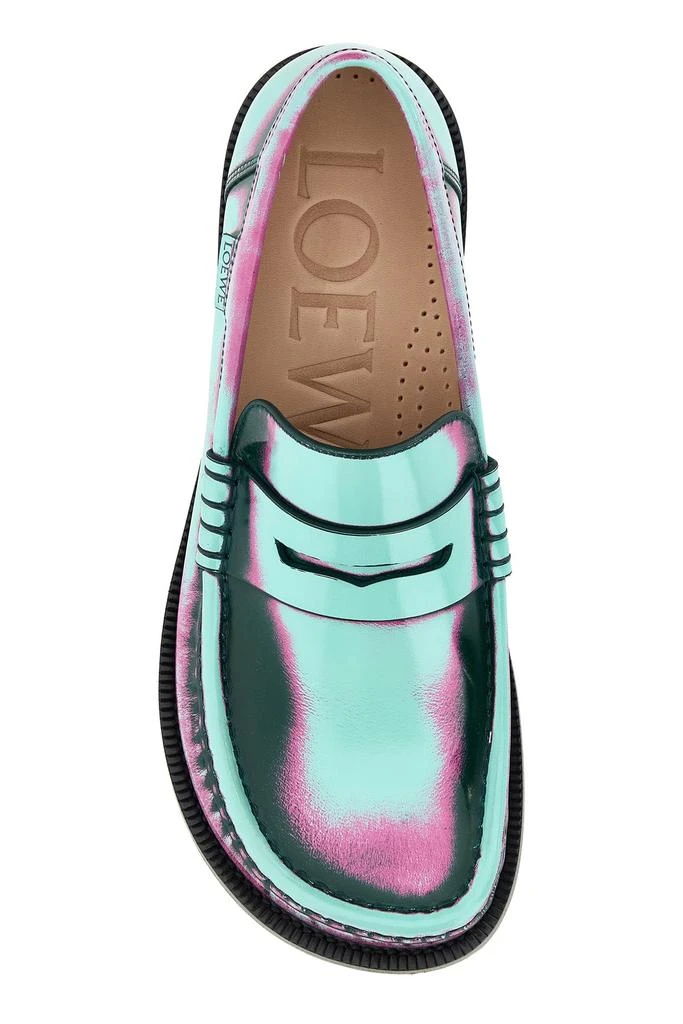 Loewe Multicolor leather Campo loafers 4
