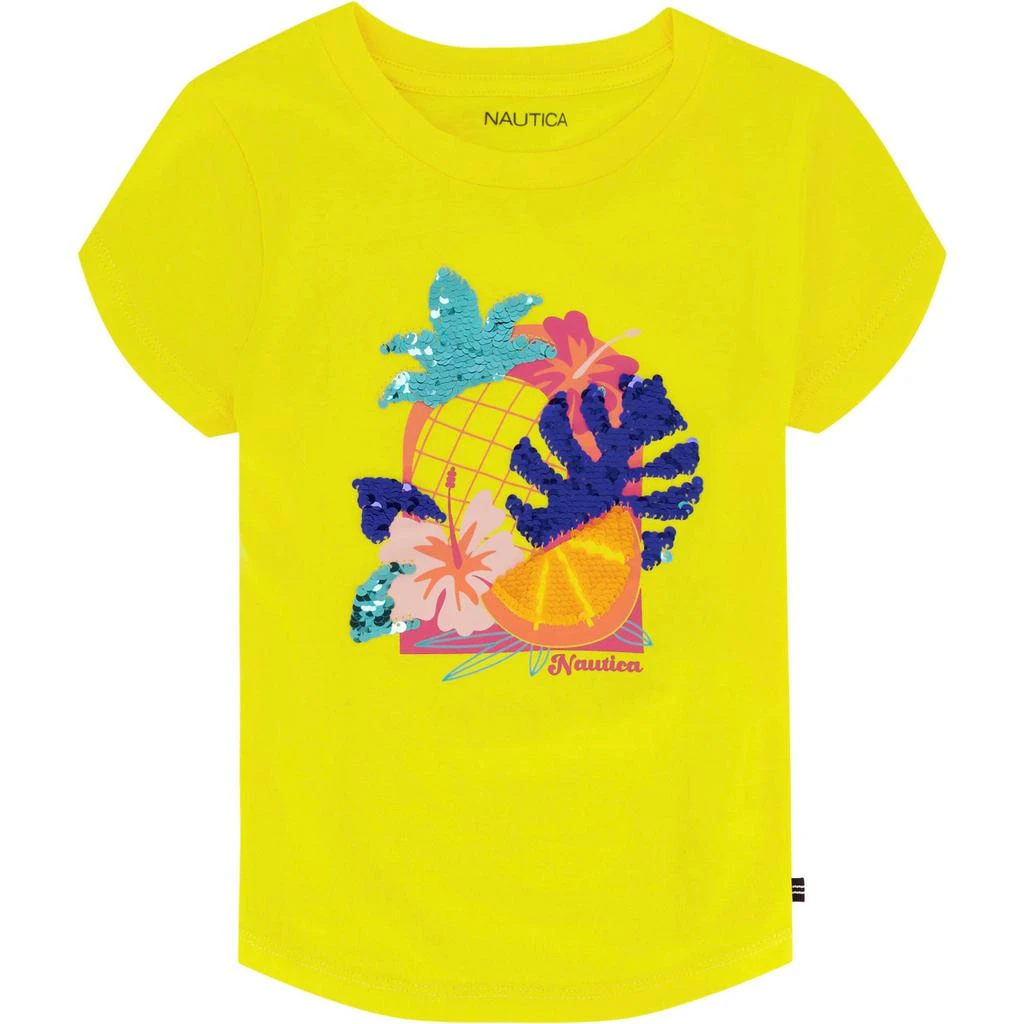 Nautica Little Girls' Fruit Flowers T-Shirt (4-6X) 2
