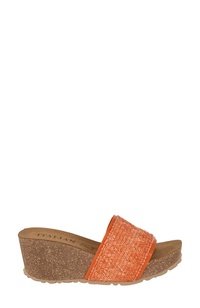 Italian Shoemakers Ibbie Platform Wedge Slide Sandal 4