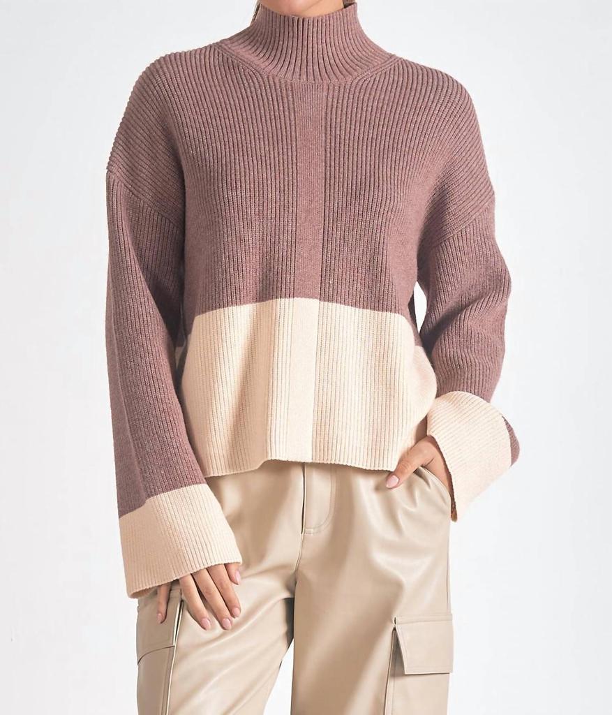 Elan Elan - Jolene Colorblock Sweater