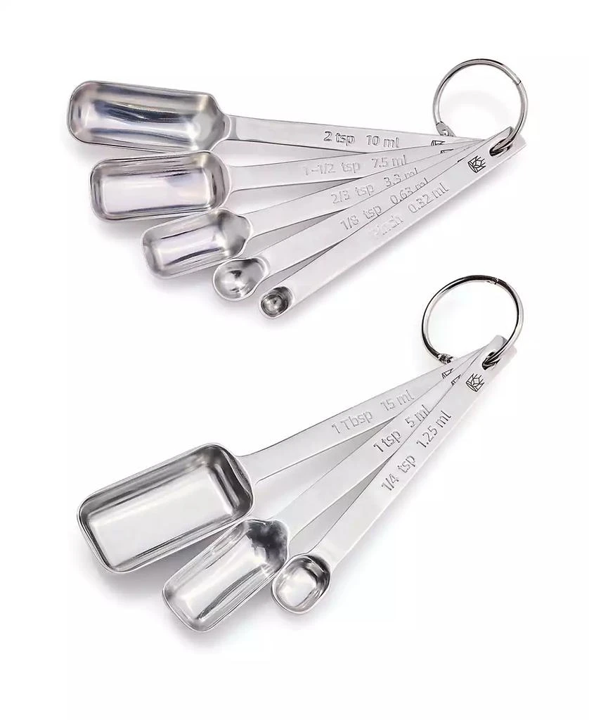King Arthur Baking Company Stainless Steel 9-Piece Measuring Spoon Set 1