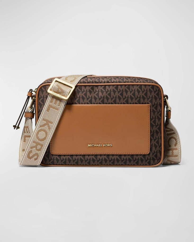 Michael Kors Jet Set Large Monogram Crossbody Bag Crossbody Bags