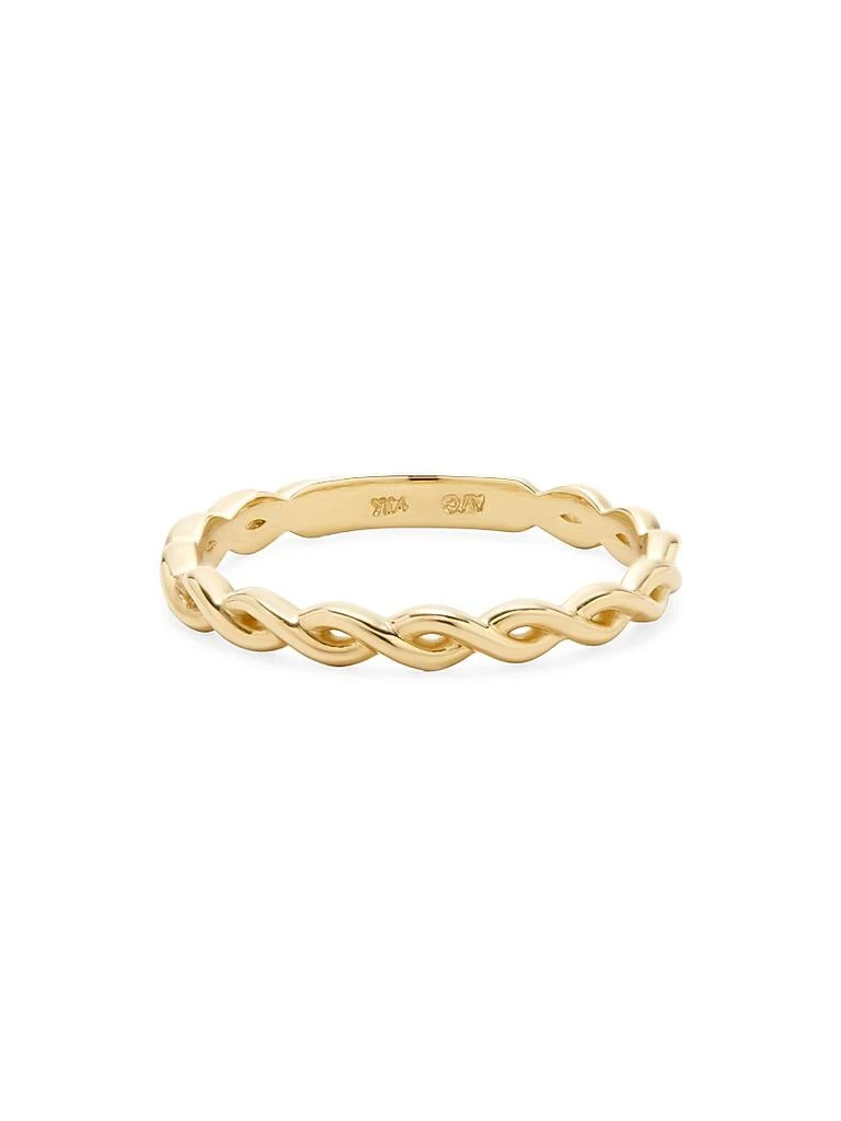 brook & york Julia 14K Yellow Gold Twist Ring 3