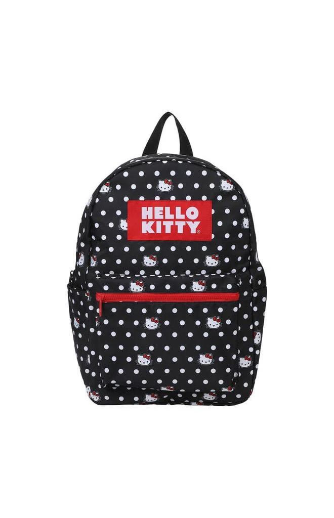 null Kids Hello Kitty Head and Polk Dot Backpack 1