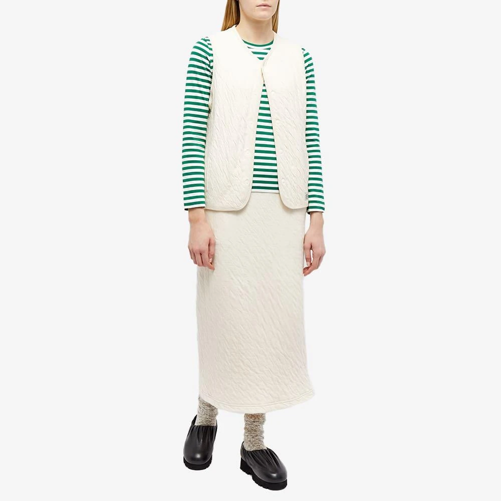 Comme des Garcons Comme des Garcons Play Women's Long Sleeve Heart Logo Stripe 4