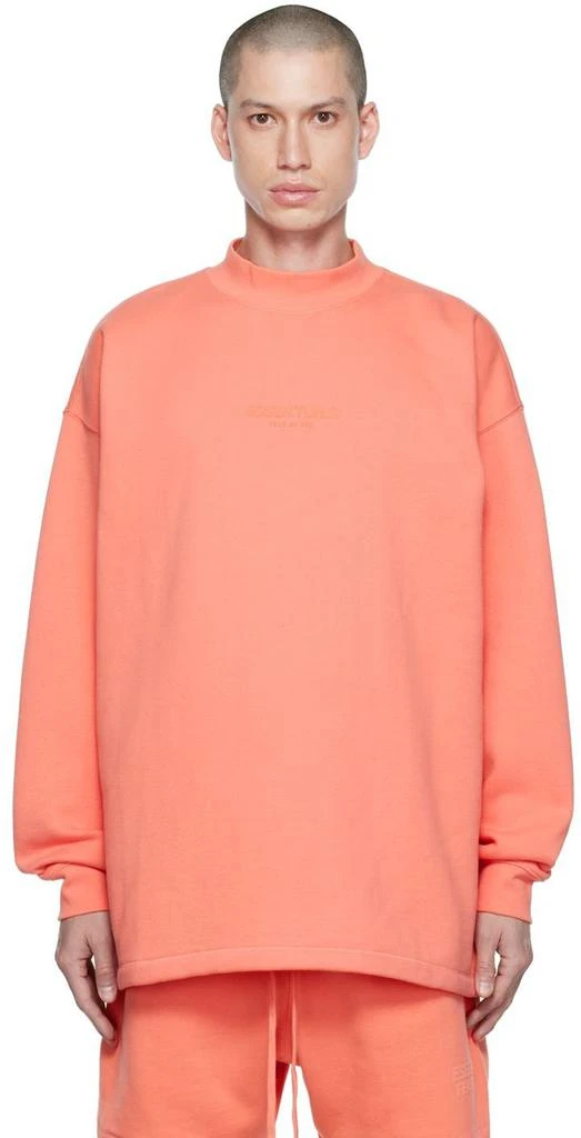 Essentials Pink Relaxed Sweatshirt 1