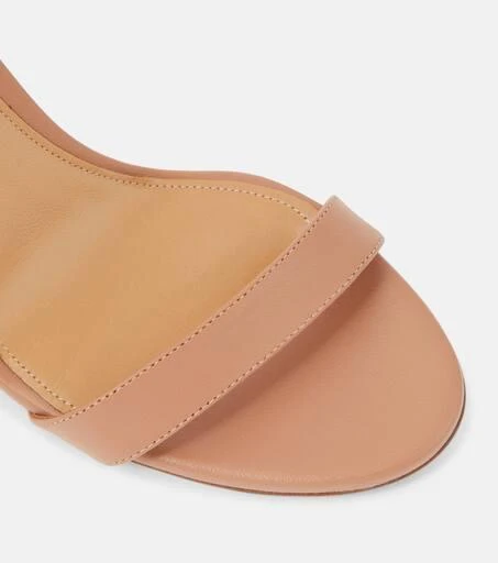 Aquazzura So Nude leather slingback sandals 6