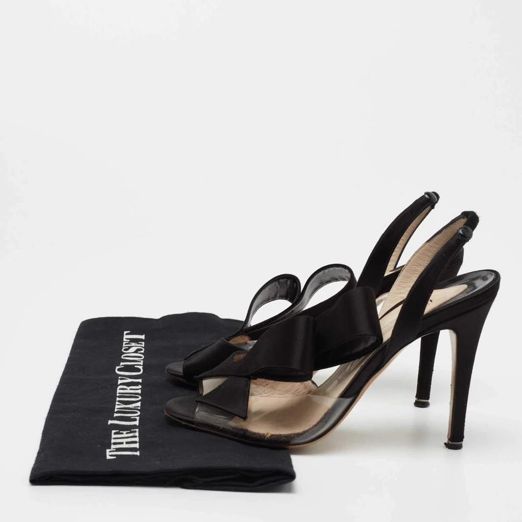 Nicholas Kirkwood Nicholas Kirkwood Black Satin Ankle Strap Sandals Size 35 9