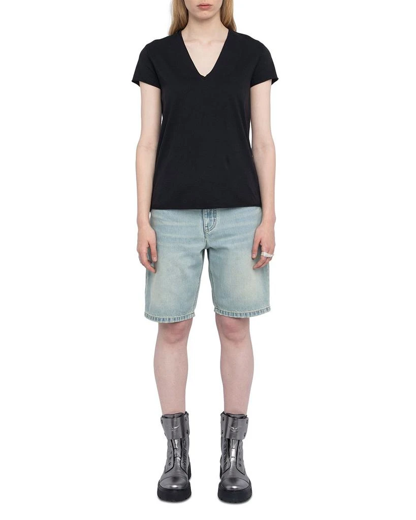 ZADIG & VOLTAIRE Story Fishnet Skull Tee 5
