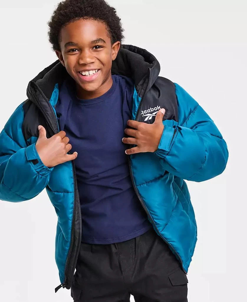 Reebok Big Boys
 Contrast Yoke Long Sleeve Puffer Jacket 2