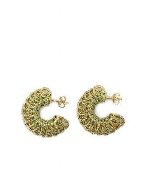 Bottega Veneta Bottega Veneta Intertwined Ring Earrings 2