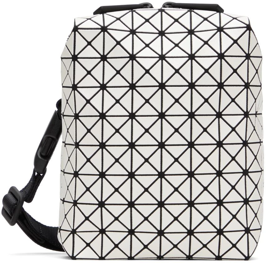 Issey Miyake White Beetle Metallic Bag 1