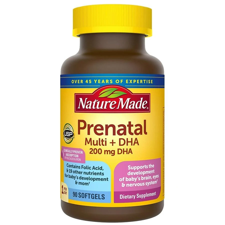 Nature Made Prenatal Multi + DHA Softgels 1
