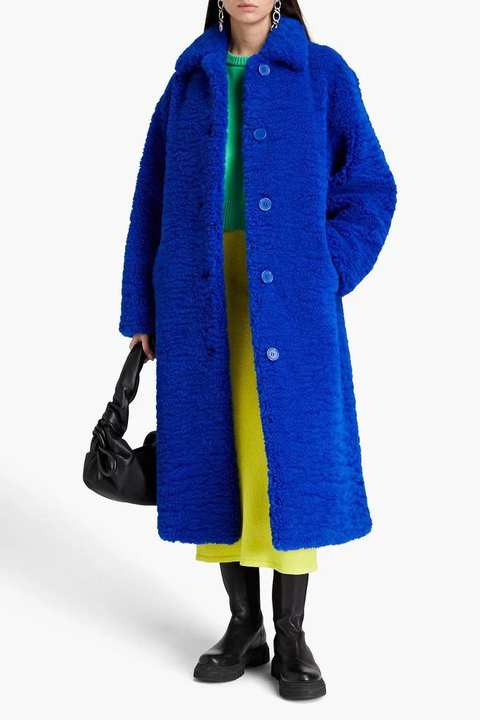 STAND STUDIO Jessie faux shearling coat 2