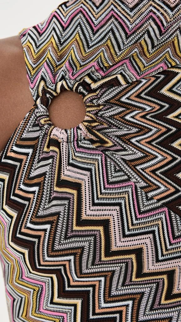Missoni Long Sleeveless Dress with Gathered Neckline 6
