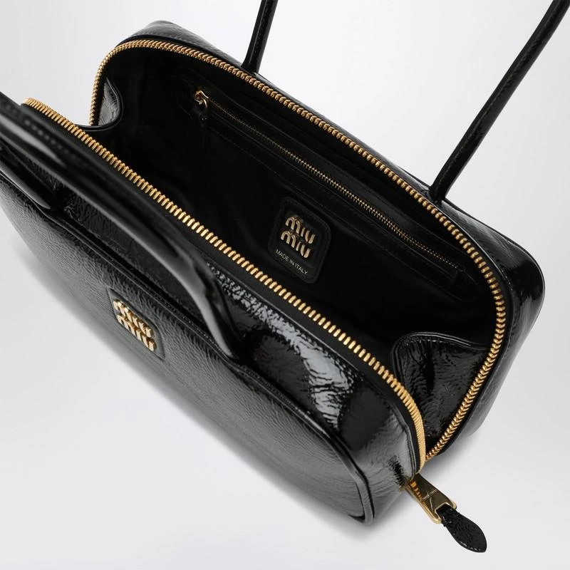 Miu Miu Black Beau bag in naplak patent leather 5