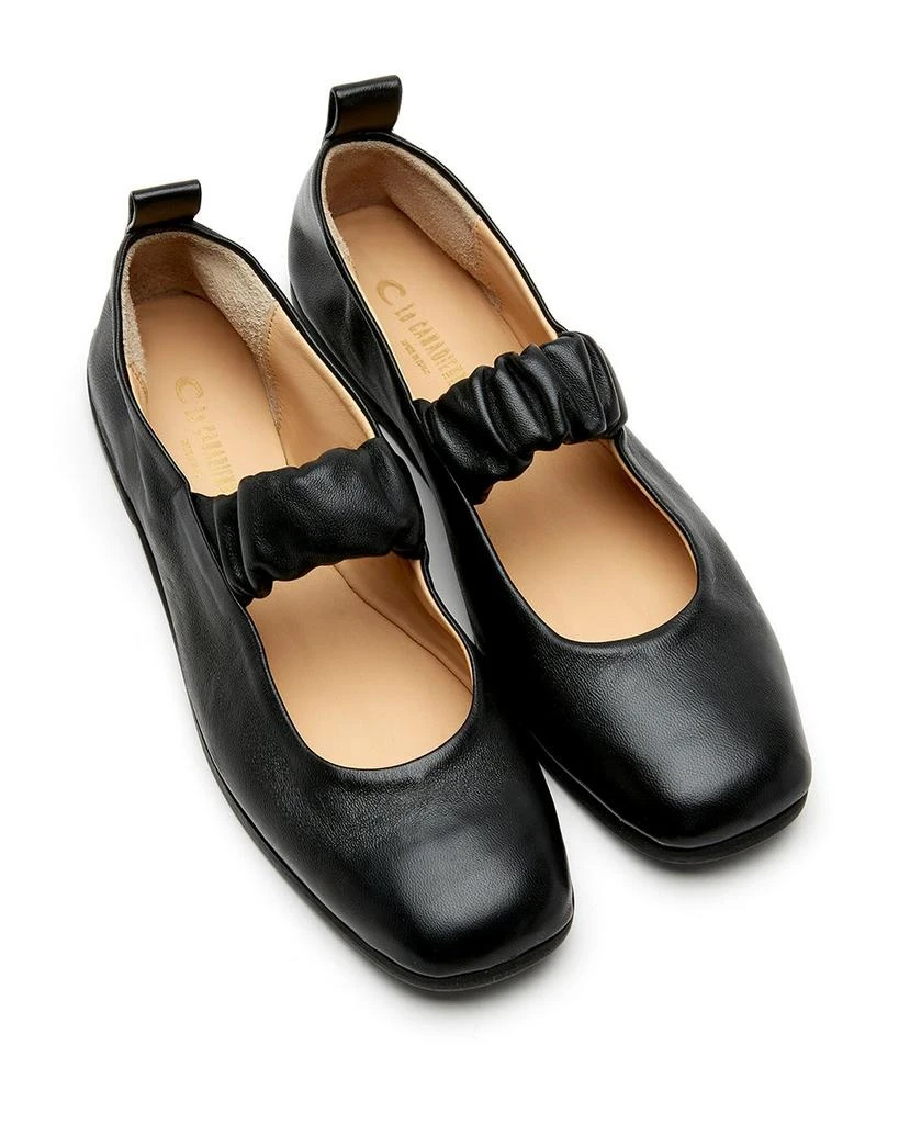 La Canadienne Women's Grey Mary Jane Flats 4