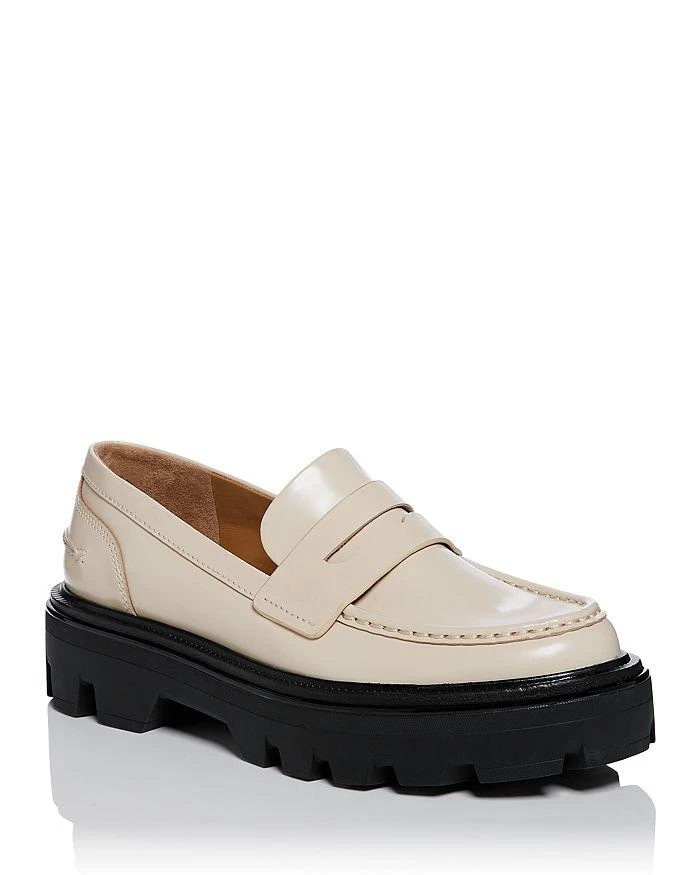 Rag & Bone Women's Quinn Platform Loafer Flats 1