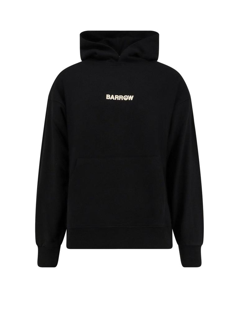 その他 Barrow SS24 SWEATSHIRT WITH LOGO (S4BWUASW037_110) Barrow Logo Patch Long-Sleeved Hoodie – On Sale Now with Up