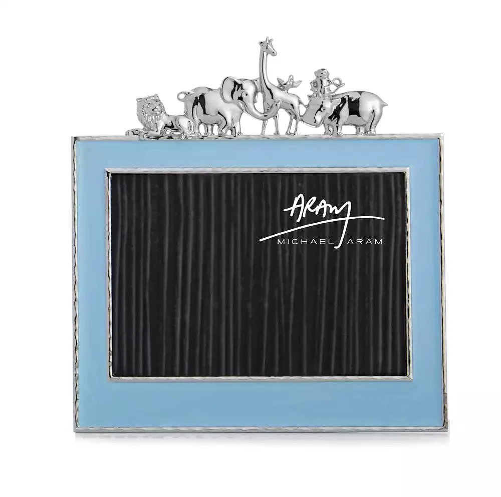 Michael Aram Animals 5x7" Blue Frame 1