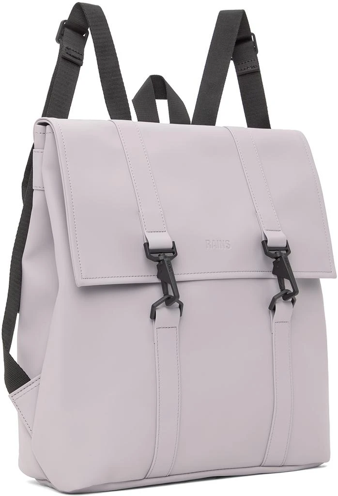 RAINS Purple MSN Mini Backpack 2