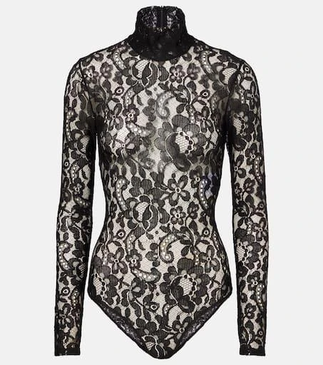 Valentino Lace turtleneck bodysuit 1