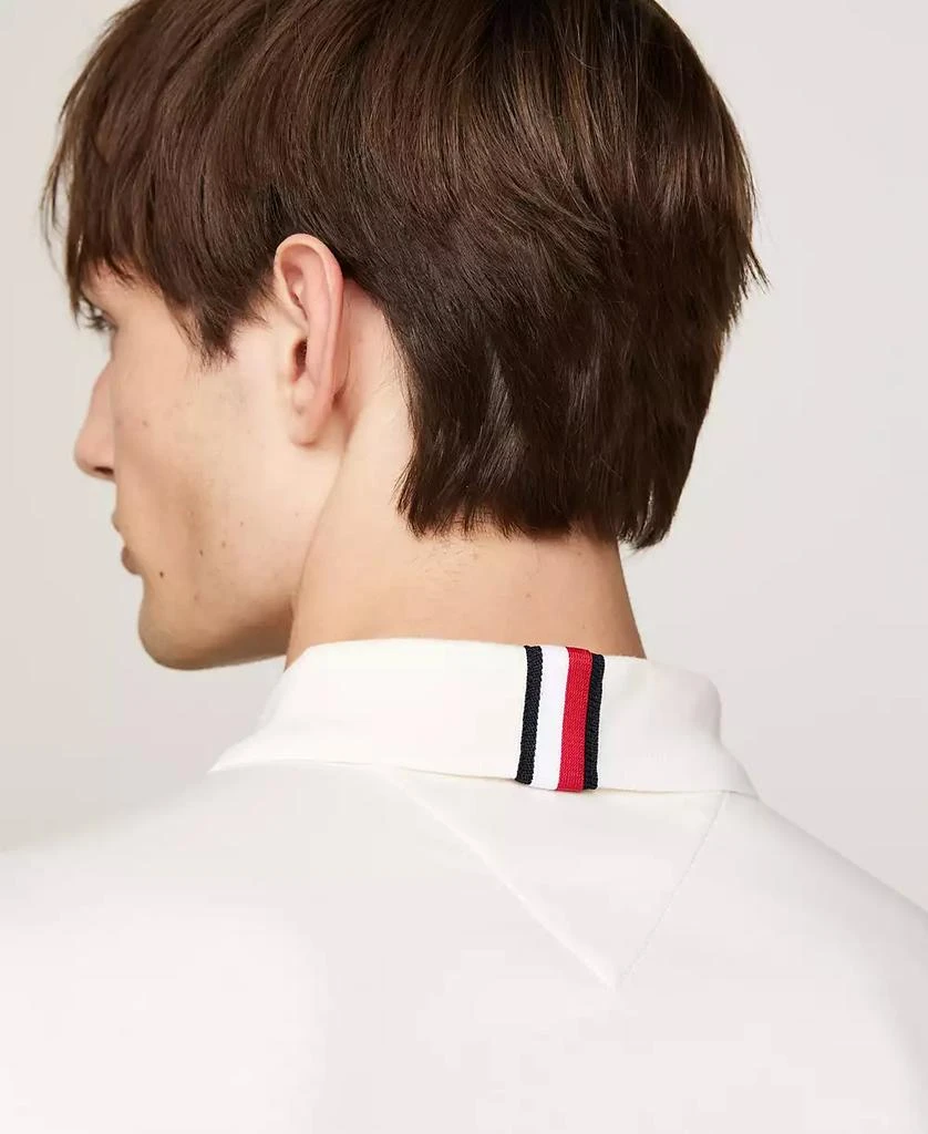 Tommy Hilfiger Men's Regular-Fit Liquid Cotton Collar Stripe Detail Polo Shirt 3