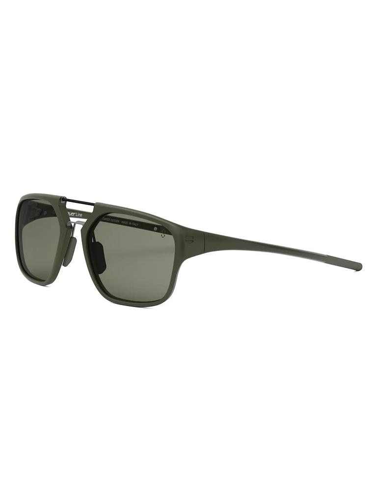 TAG Heuer Line 56MM Square Sunglasses