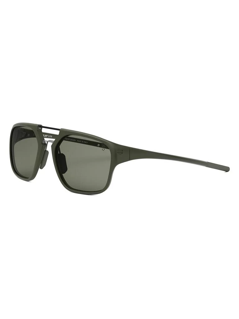 TAG Heuer Line 56MM Square Sunglasses 1