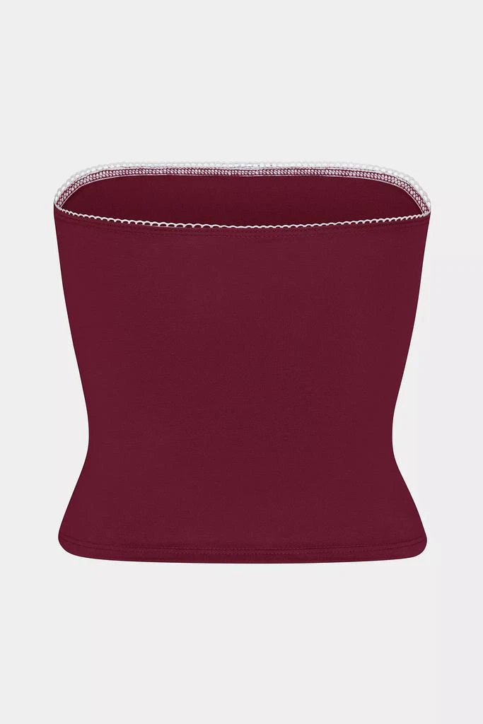 RAT BOI RAT BOI Contour Lace Trim Tube Top 5